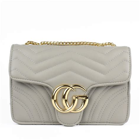 gucci bags grey|grey Gucci marmont bag.